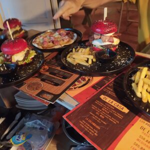 Hamburguesa En Pan de Pimentón